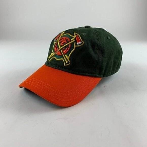 Arizona Hotshots AAF Green Orange Starter Relaxed Fit Adjustable Hat - Picture 1 of 5